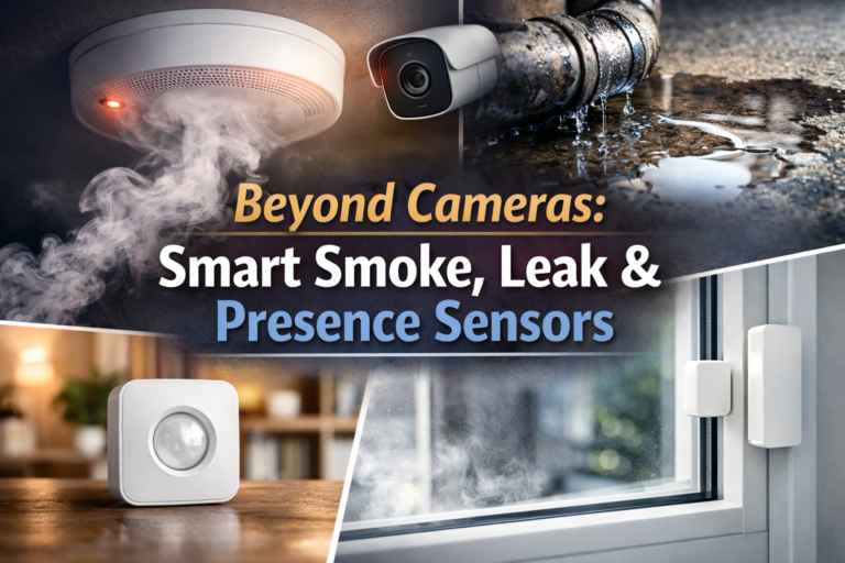 A comprehensive smart home security is Beyond Cameras.
