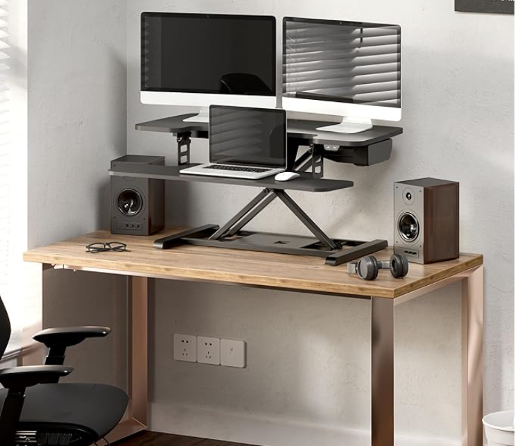 35 inch Electric Standing Desk Converter