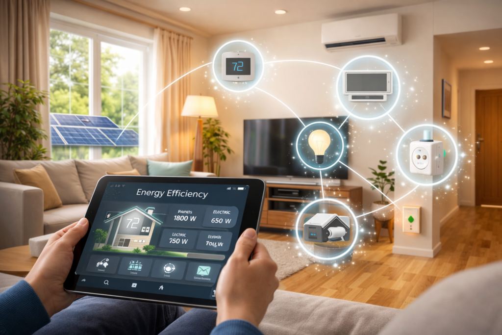 Smart Home Energy Efficiency Solutions with Solar and Automation