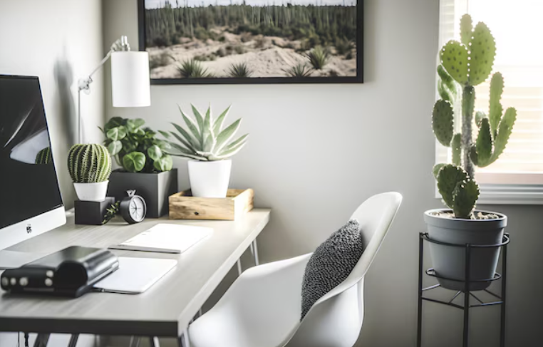 Illustration of Modern Home Office